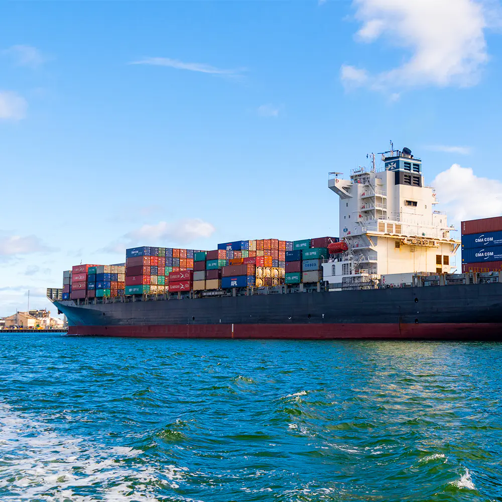 Import by sea